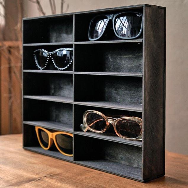 Органайзер для очков из дерева Чарнали Венге (ОЧК-002512)