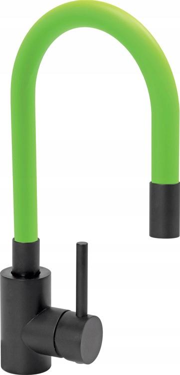 Змішувач для кухні Fala Flexible Black/Green (75779) - фото 5 Змішувач для кухні Fala Flexible Black/Green (75779) - фото 5