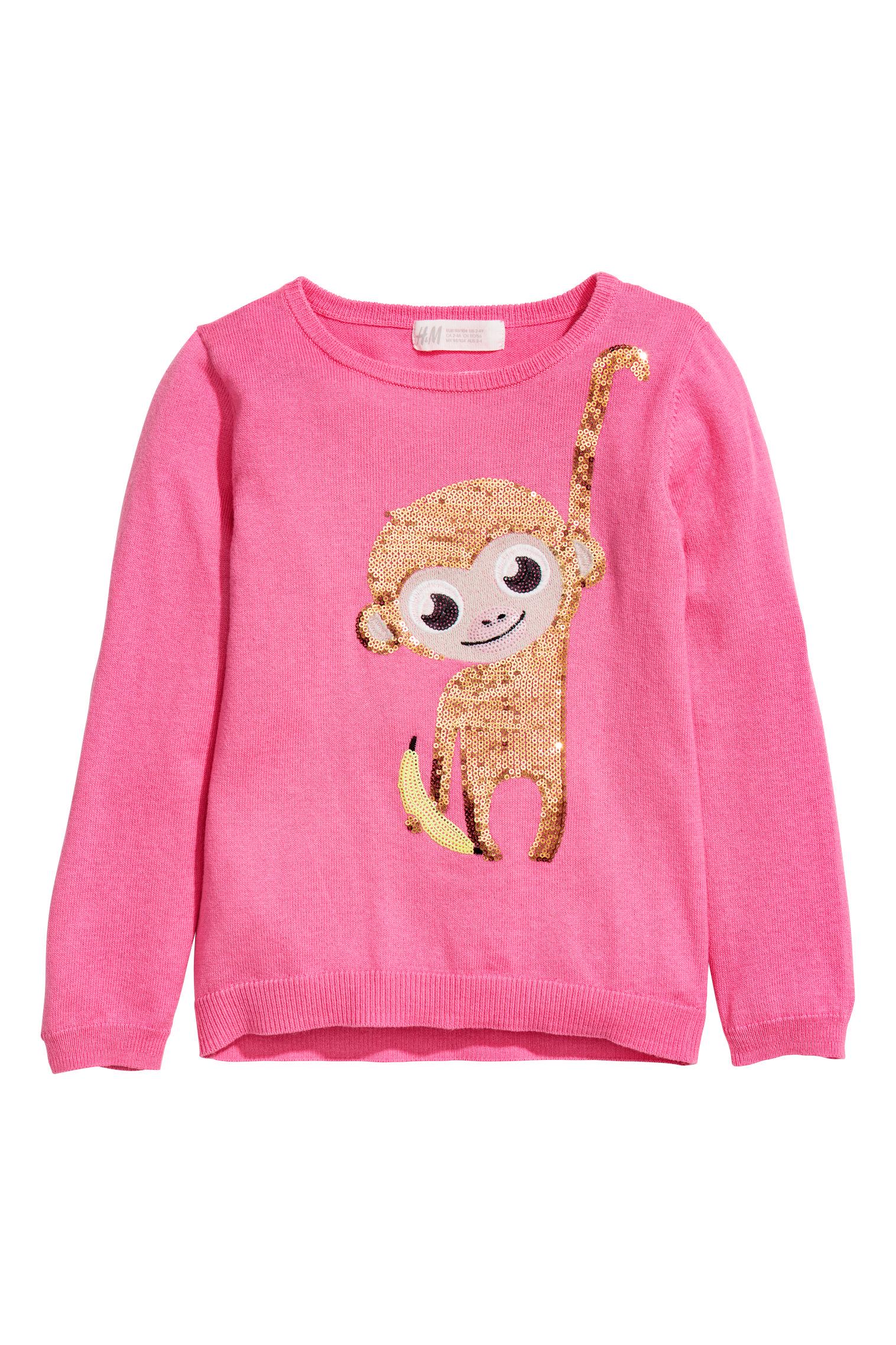 Джемпер H&M 92 см Розовый (5493907)