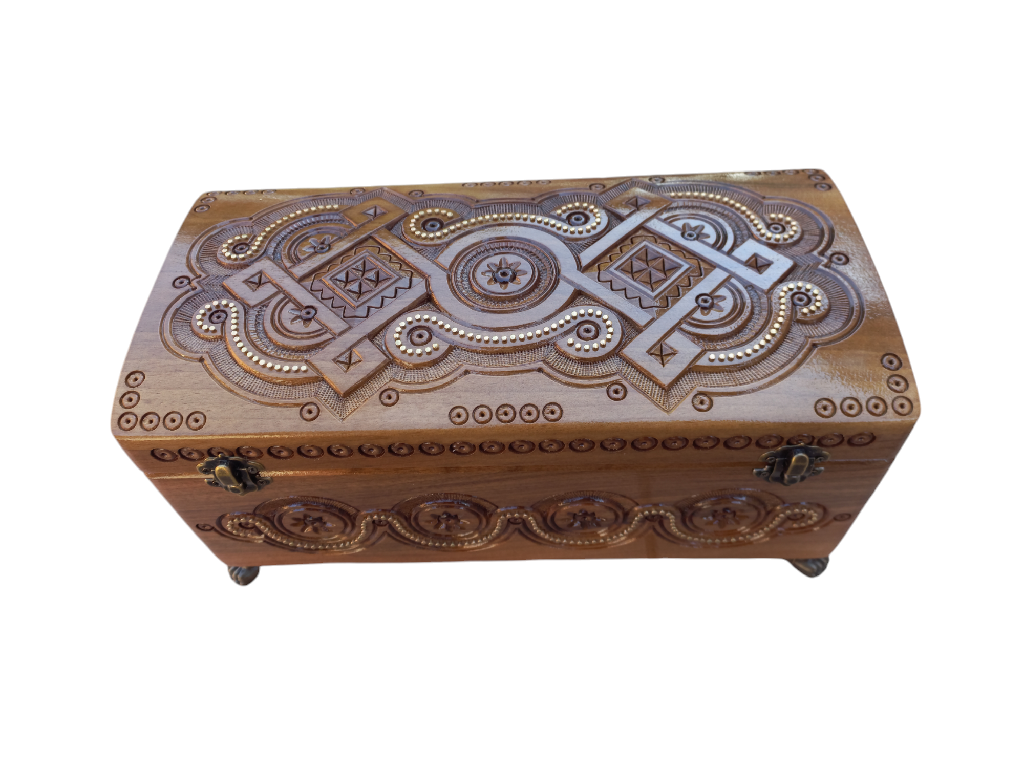 Шкатулка резной большого размера