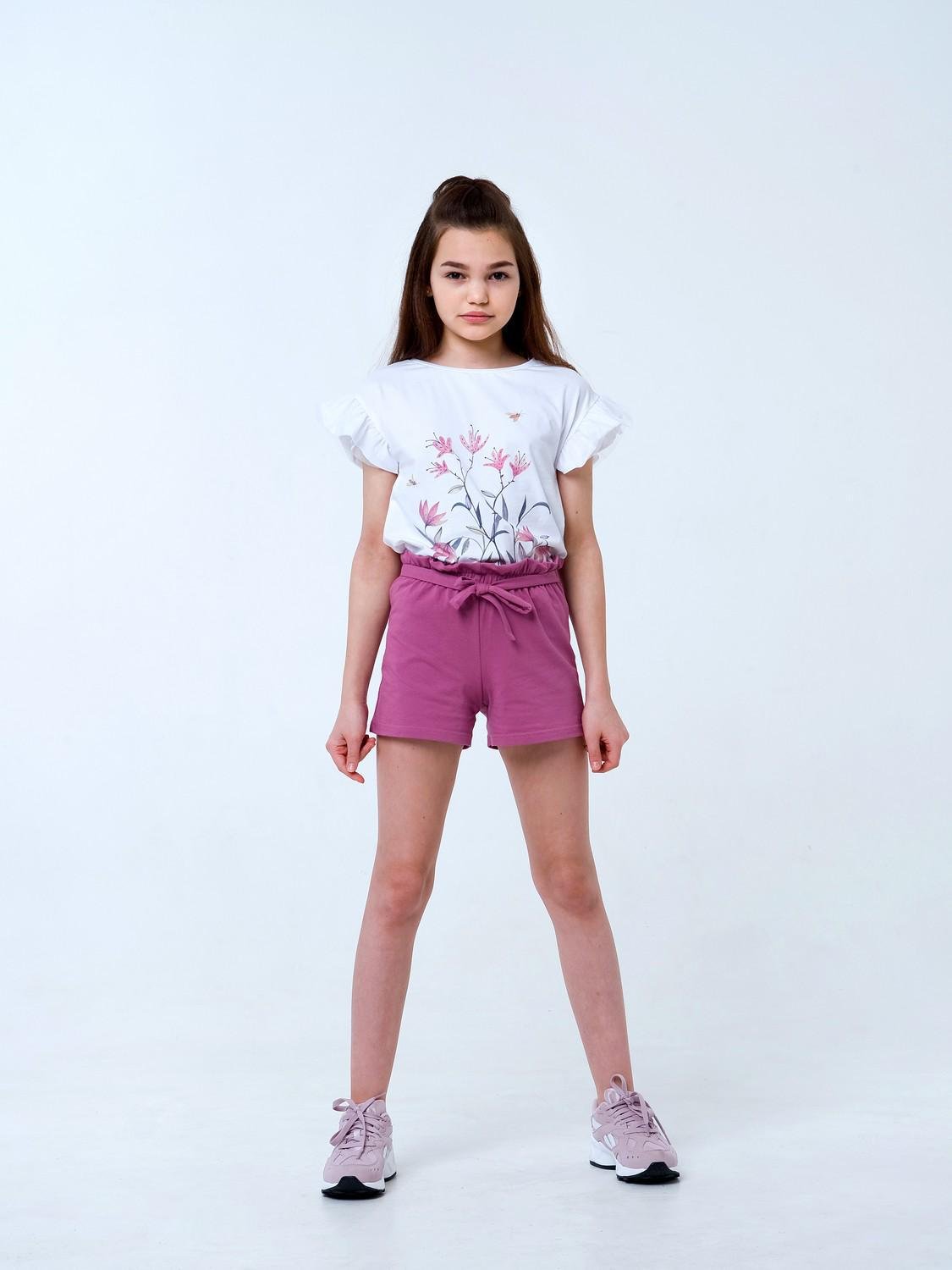 Футболка Smil 134 см Белый (110569)