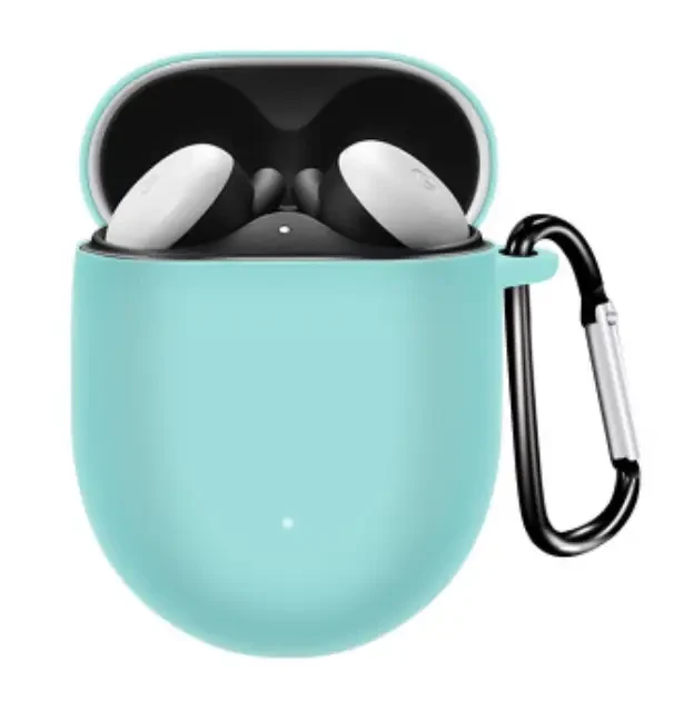 Чохол-накладка CDK Silicone Candy Friendly з карабіном для Google Pixel Buds A Mint green (011407)