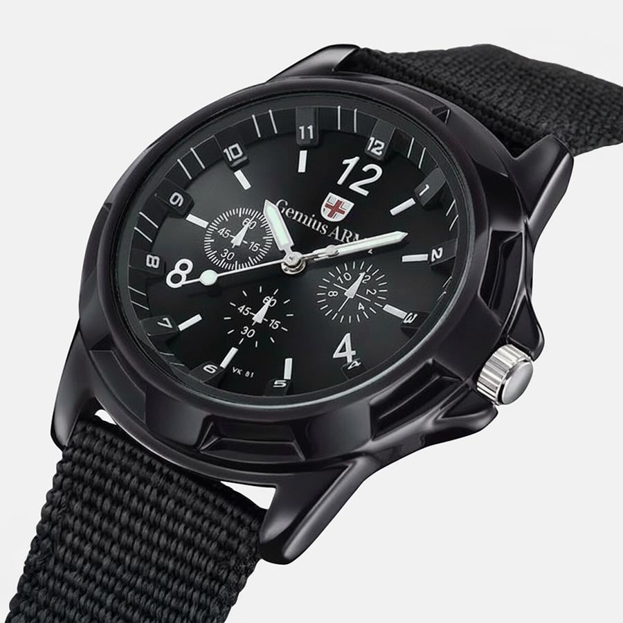 Наручний годинник чоловічий Genius Army та ліхтар LED з карабіном та магнітом (263f4dff) - фото 2 Наручний годинник чоловічий Genius Army та ліхтар LED з карабіном та магнітом (263f4dff) - фото 2