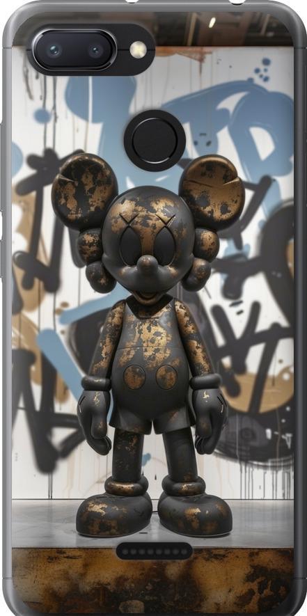 Чехол на Xiaomi Redmi 6 Bronze kaws v2 (6098t-1521-42517)
