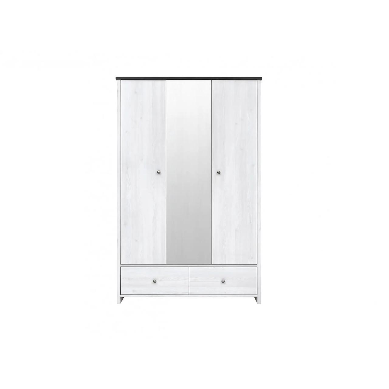 Шкаф для одежды с зеркалом ВМК Порто SZF2D1L2S Джанни/Сосна ларико (GRB-1834)