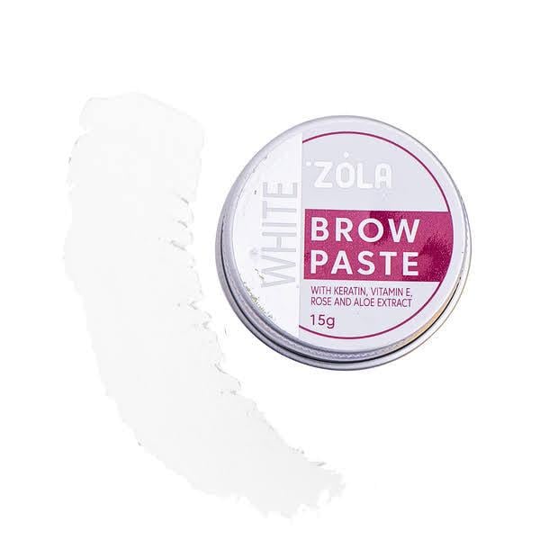 Контурная паста Zola White Brow Paste для разметки бровей 15 г Белый