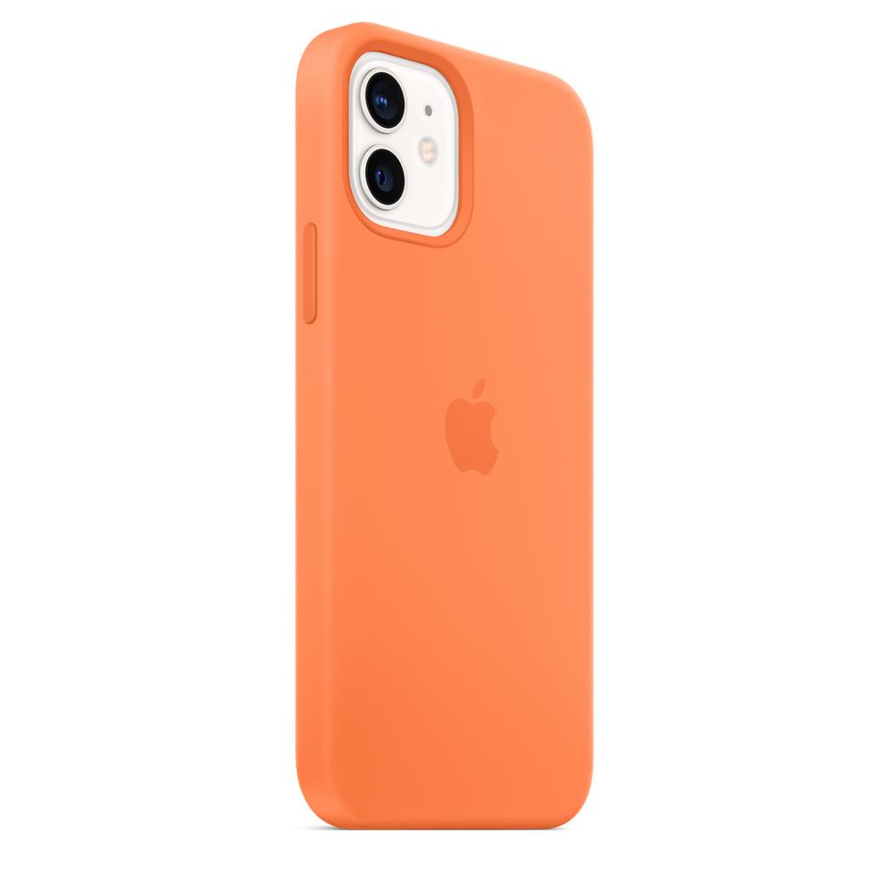 Силіконовий чохол-накладка Apple Silicone Case for iPhone 12 Mini, Kumquat (HC)(A) - фото 6