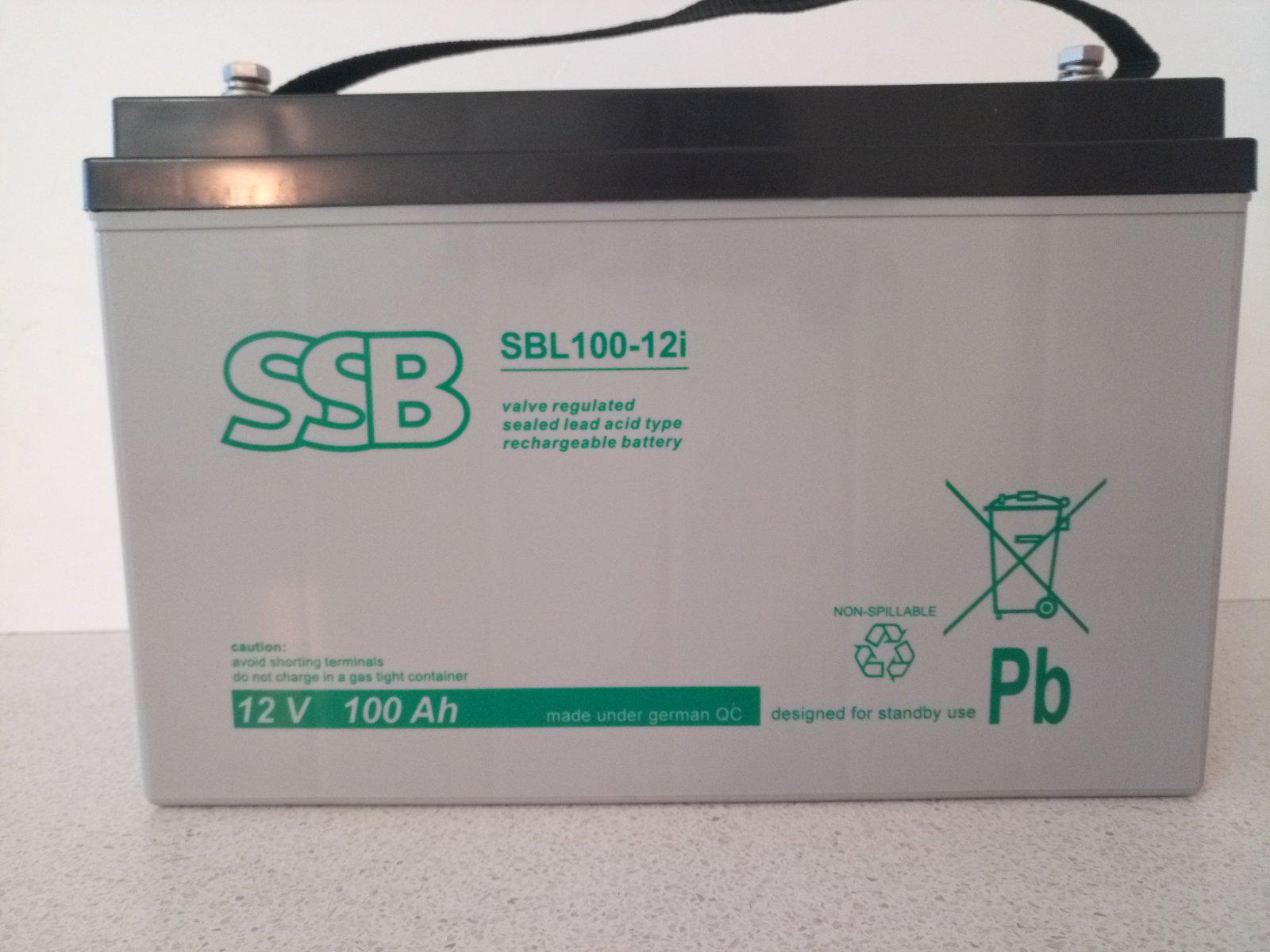 Акумулятор SSB SBL 100-12i AGM 100 А 12 B