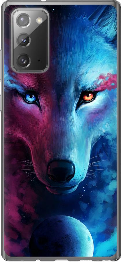 Чехол на Samsung Galaxy Note 20 Арт-волк (3999u-2036-42517)