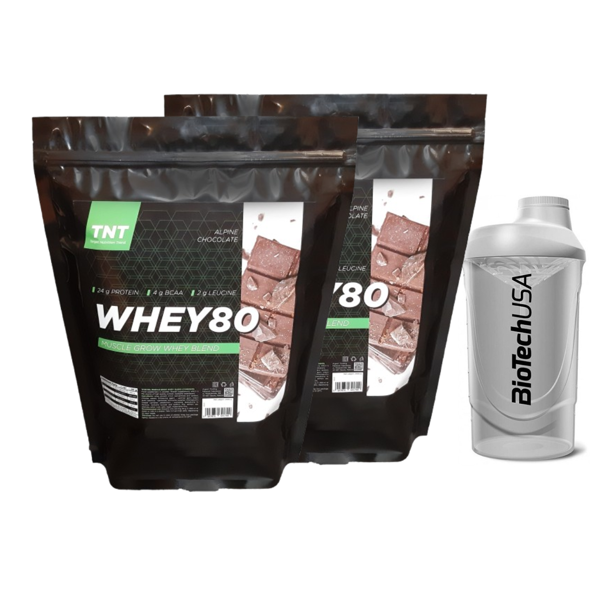 Набор протеина WHEY 80% TNT 2 кг Кофейный крем (2412206113)