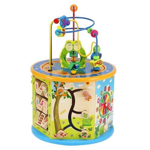 Деревянный бизиборд Kruzzel 22429 8в1 (mx9106) Деревянный бизиборд Kruzzel 22429 8в1 (mx9106)