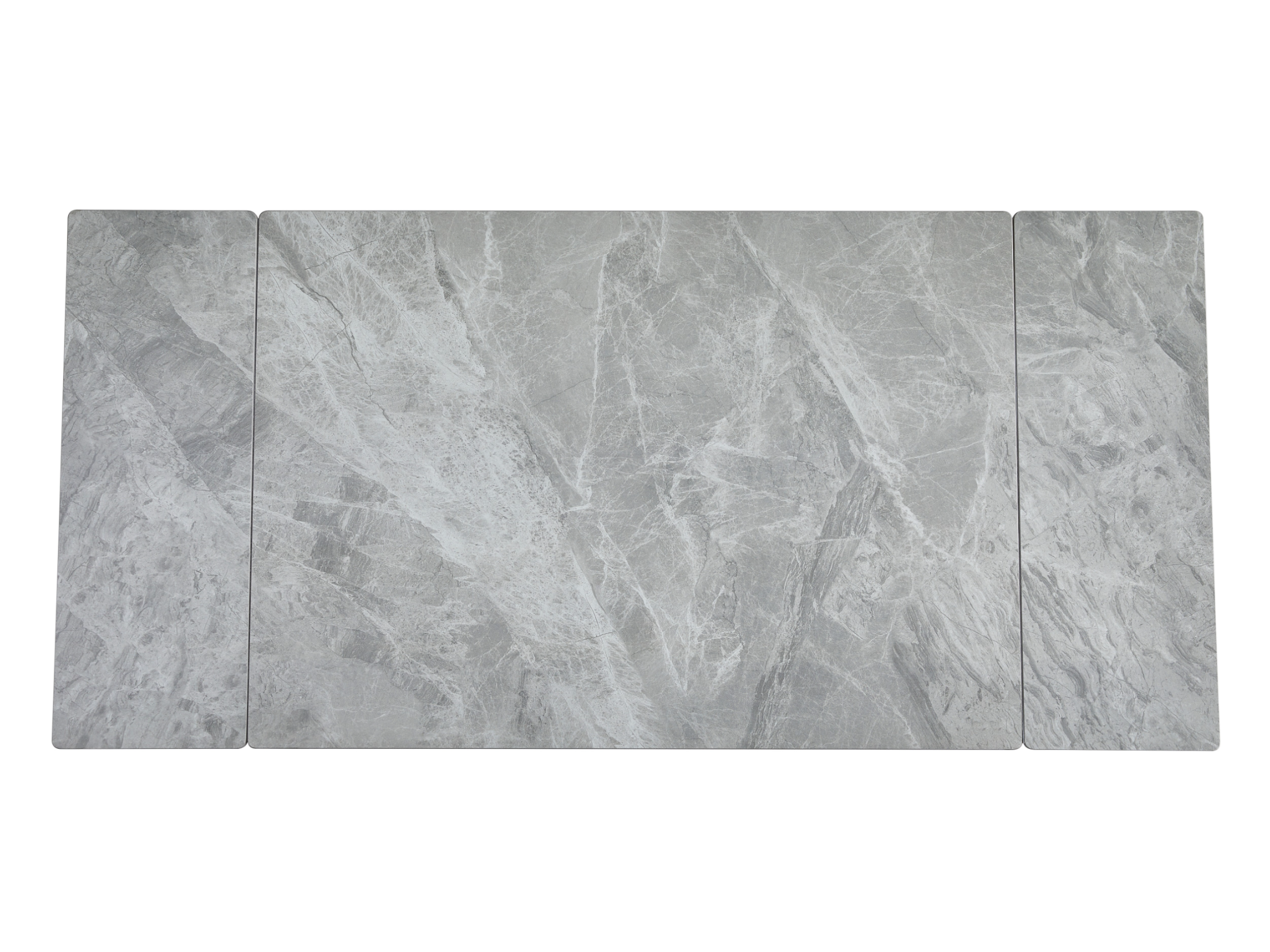 Стол обеденный раздвижной Vetro Mebel 1200-1800x850x760 мм Бьянко карарра грей/Черный (TМ-98-1) - фото 4 Стол обеденный раздвижной Vetro Mebel 1200-1800x850x760 мм Бьянко карарра грей/Черный (TМ-98-1) - фото 4