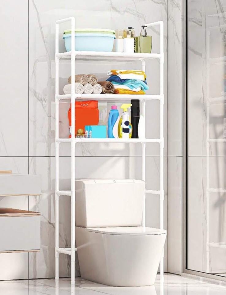 Стелаж багатофункціональний для ванної над унітазом 155x47x25 см