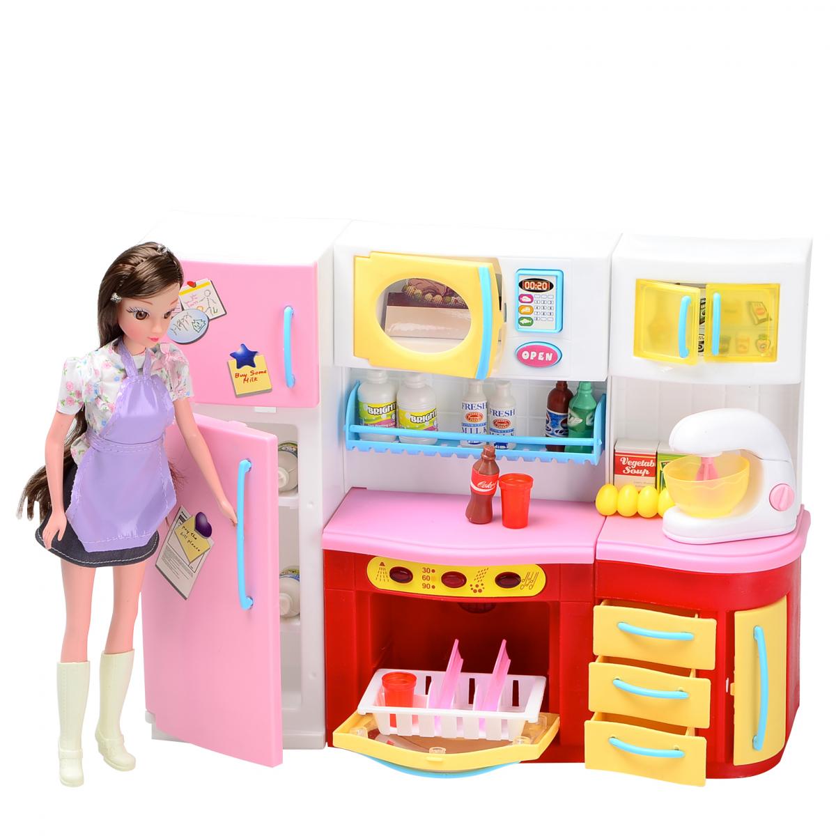 Игровой набор Куxня с куклой (ID184)