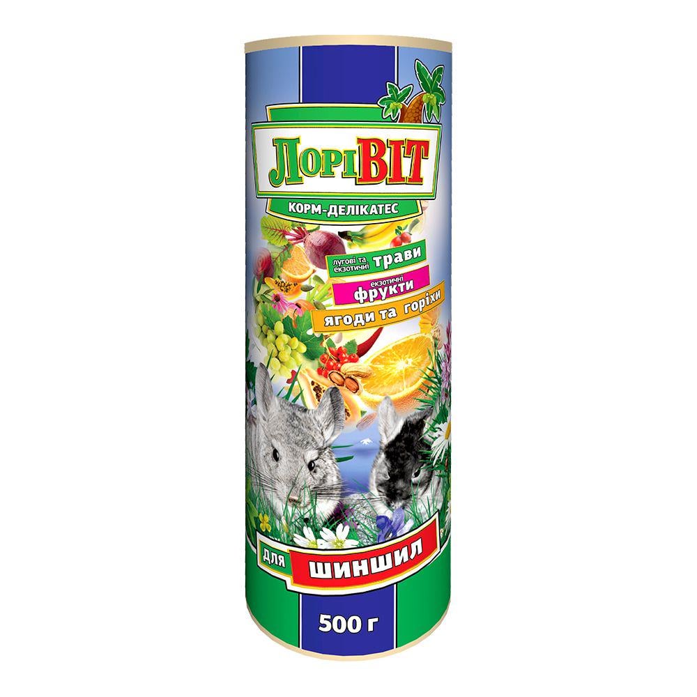 Корм для шиншилл ЛориВит Деликатес 500 г (A-003147) Корм для шиншилл ЛориВит Деликатес 500 г (A-003147)