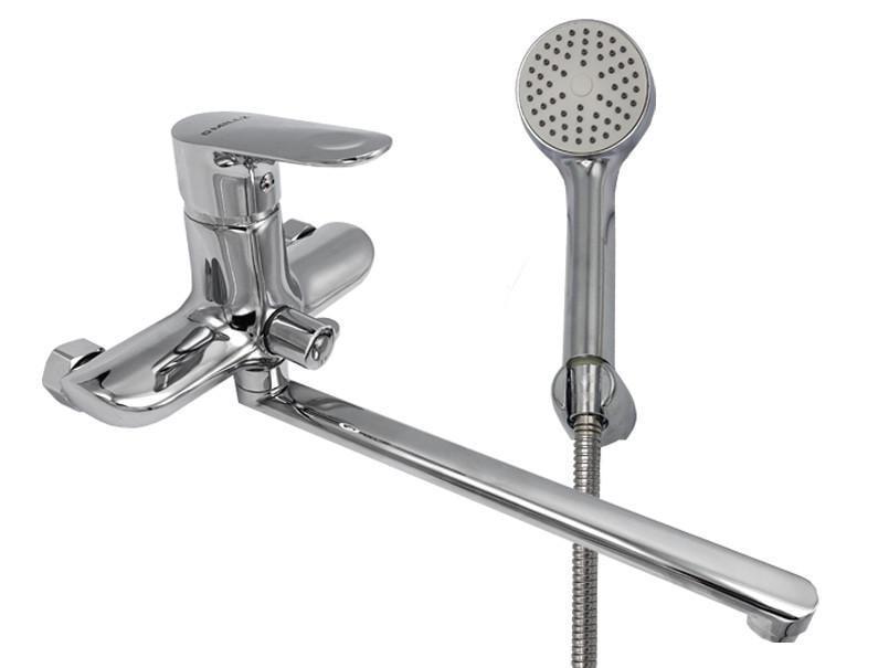 Смеситель для ванны Millz излив прямой 30 см картридж Ø35 Хром (00000015244)