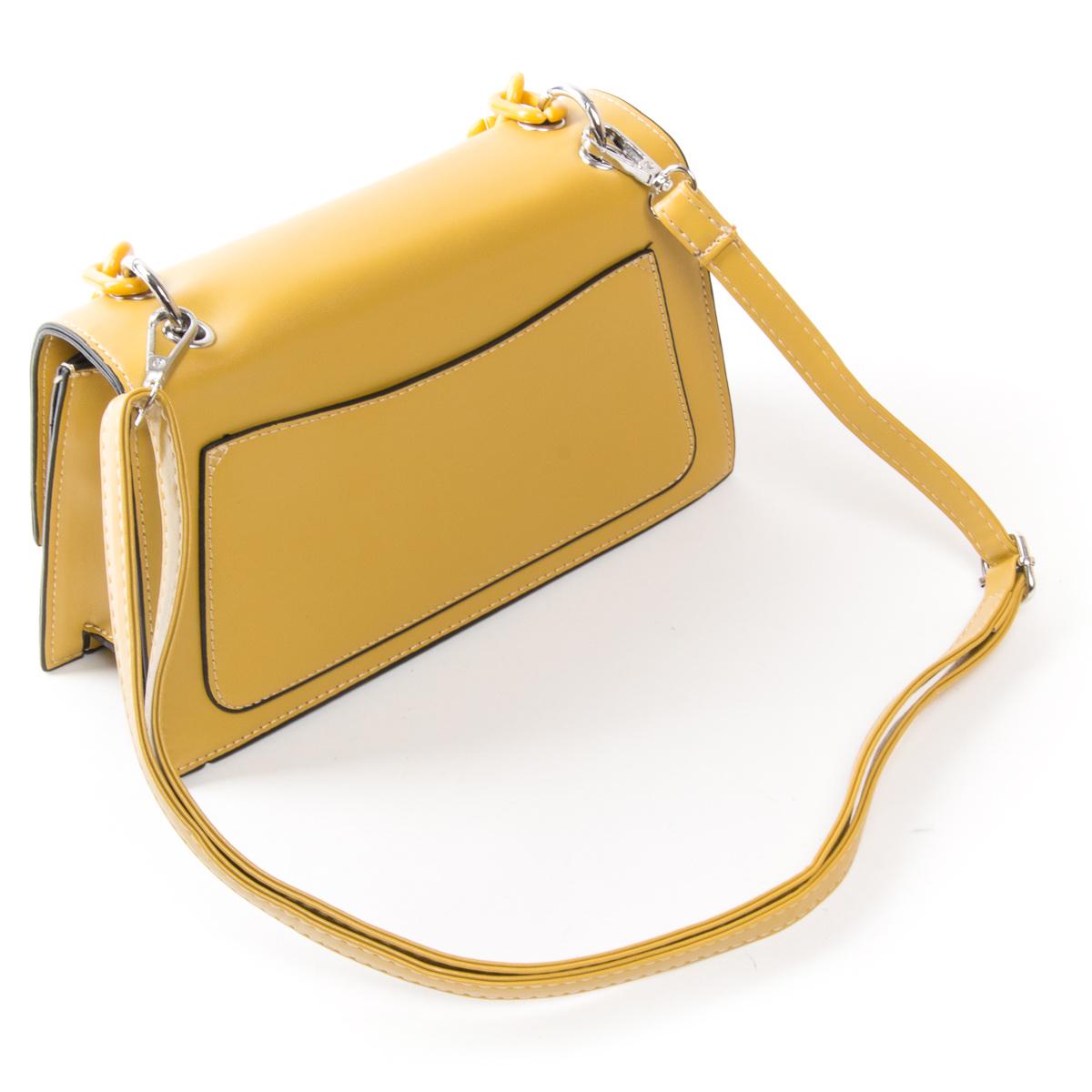 Женская сумочка-клатч Fashion 6112 Желтый - фото 2 Женская сумочка-клатч Fashion 6112 Желтый - фото 2