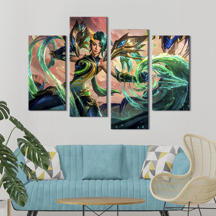 Картина на холсте Kaisa , League of Legends 89x56 см (1495-42)