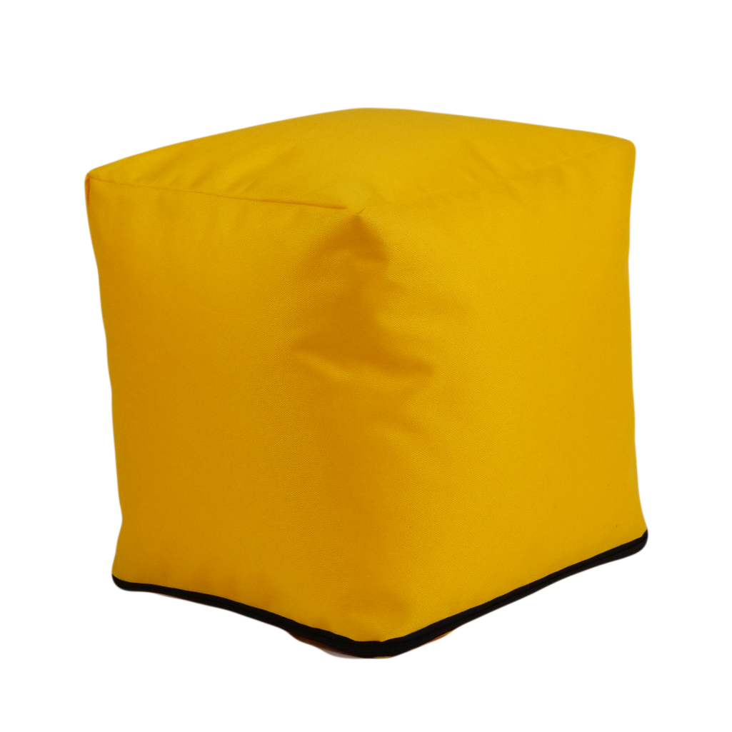 Пуф куб 40х40х40 см оксфорд Жовтий (SH-4019-FRPUOX-UA-01) - фото 2