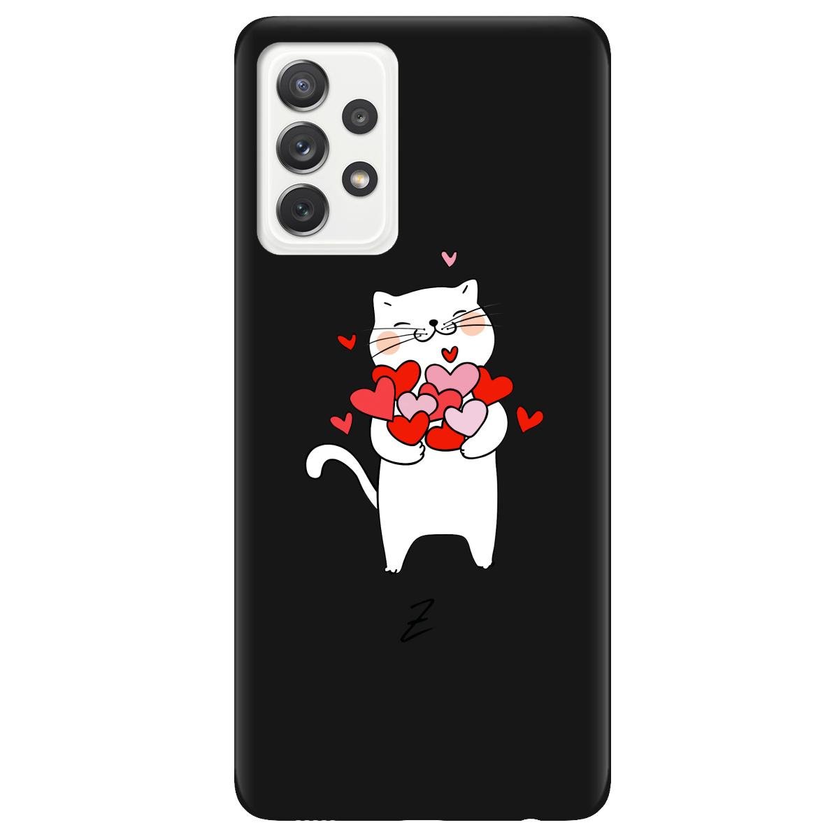 Силиконовый чехол Zorrov для Samsung Galaxy A72 - loving heart (15140050200106609)