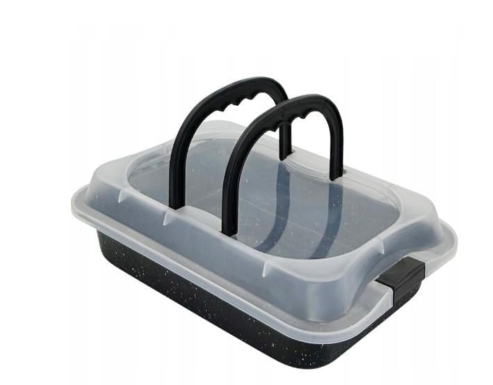 Противень для запекания Stenson с крышкой 36,5х24,5х5,5 см (AN013314) Противень для запекания Stenson с крышкой 36,5х24,5х5,5 см (AN013314)