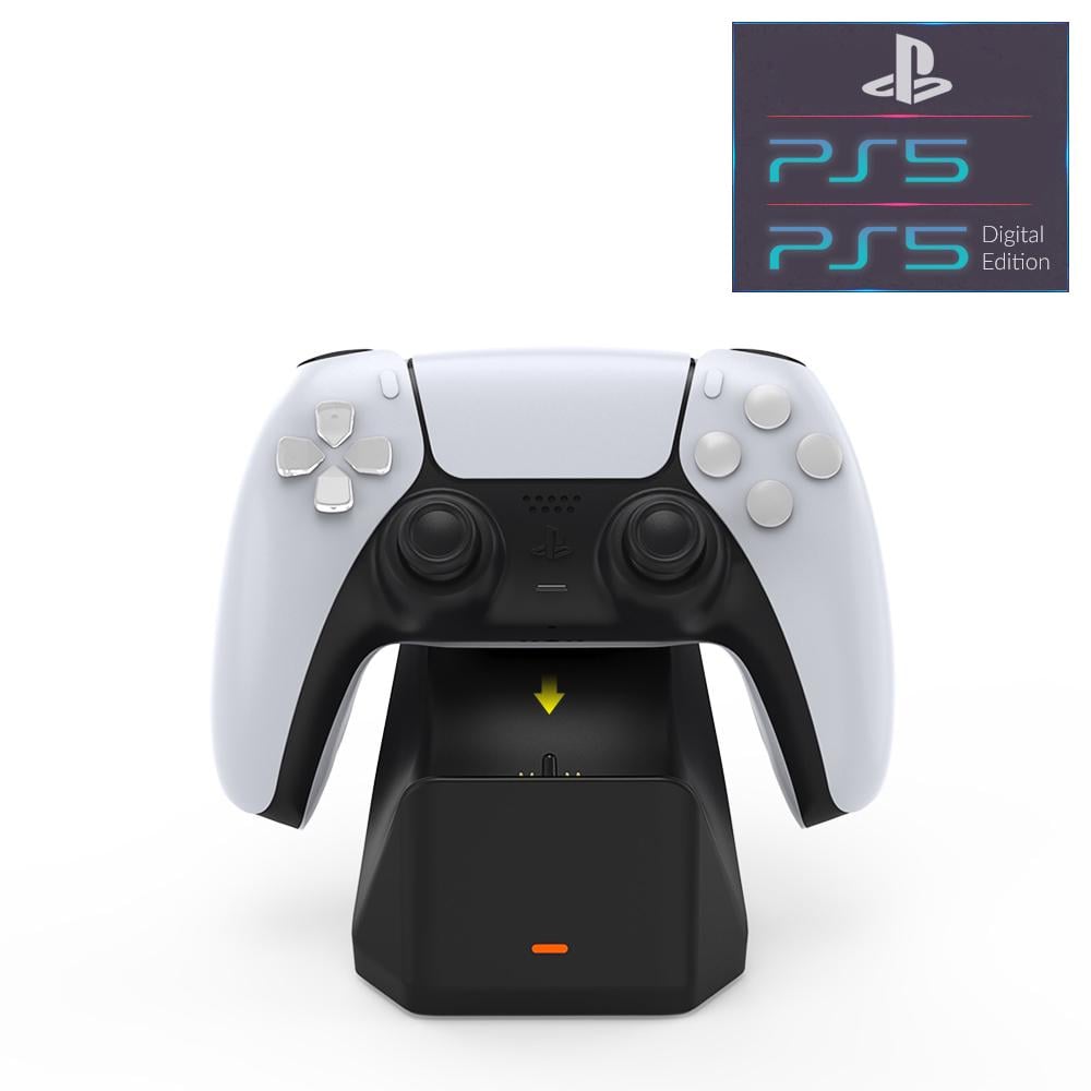 Док-станція Dobe для геймпада DualSense консолі Sony PS5/PS5 Digital Edition c LED підсвічуванням статусу заряджання джойстика (9439893) - фото 2