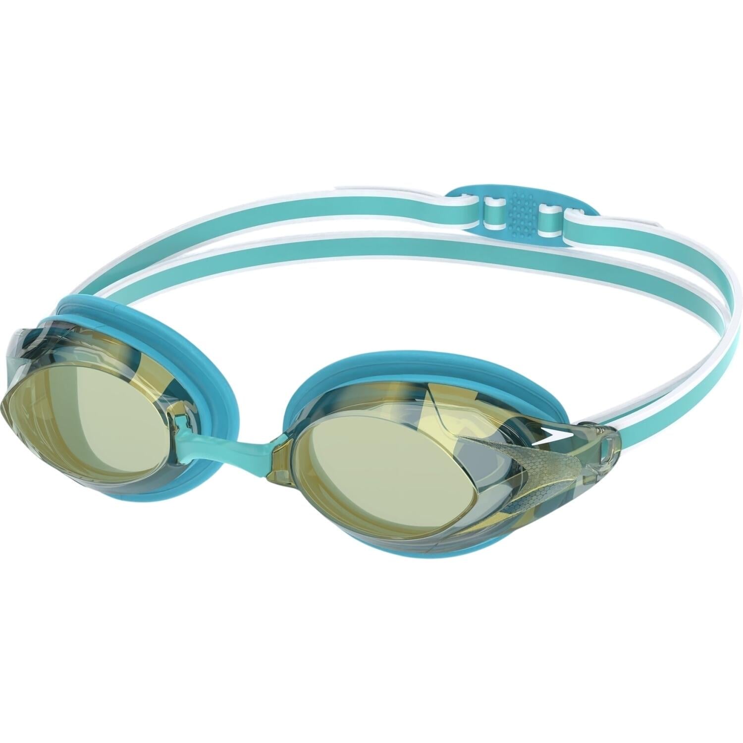 Очки для плавания женские Speedo VANQUISHER 3.0 MIRRORED Золотисто-белый (8-00473615063)