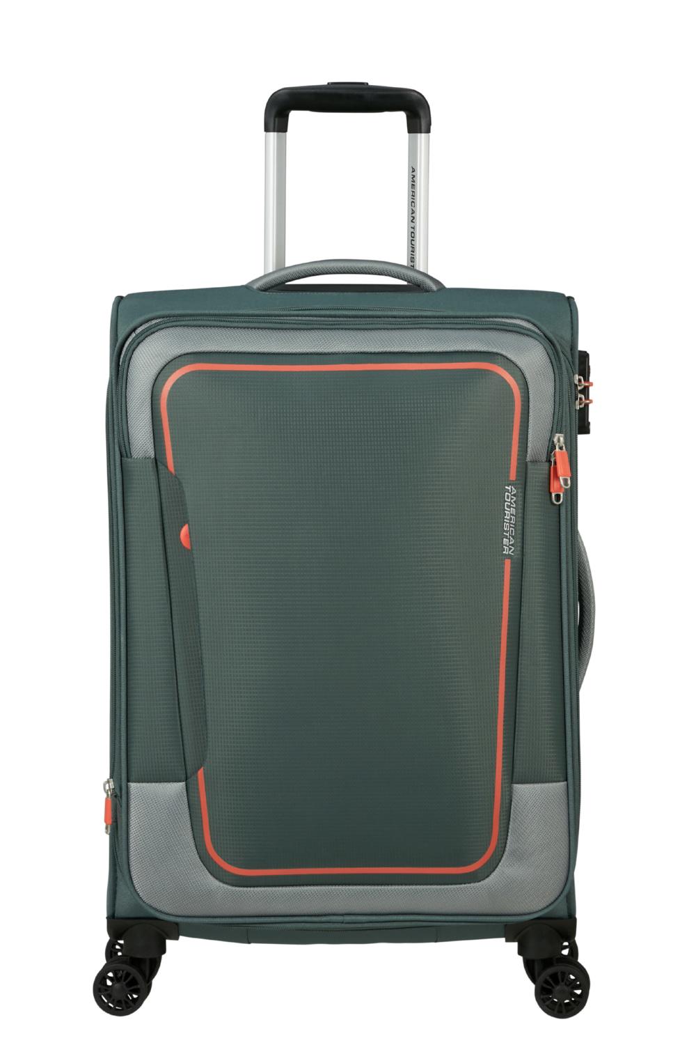 Чемодан American Tourister PULSONIC 68x44x27/30 см Зеленый (MD6*04002) - фото 2