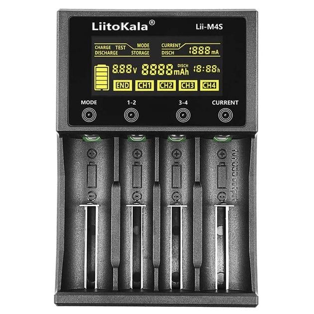 Зарядное устройство LiitoKala M4S для АА/ААА/18650/26650 Li-ion Ni-MH/Ni-Cd Черный (31369922) Зарядное устройство LiitoKala M4S для АА/ААА/18650/26650 Li-ion Ni-MH/Ni-Cd Черный (31369922)