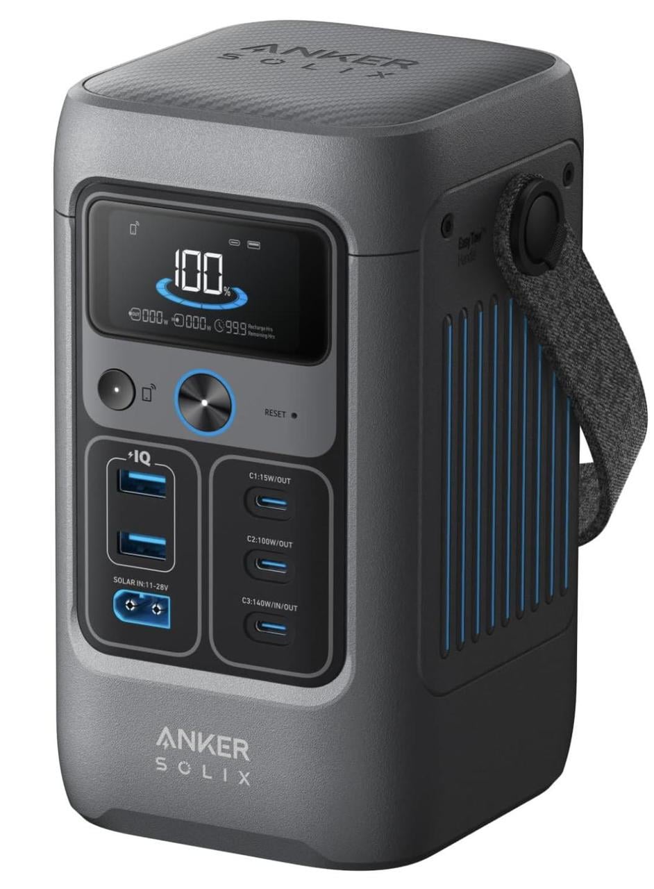 Наружный аккумулятор с фонариком Anker SOLIX C200 Station 60000 mAh 200W 192Wh LiFePO4 Battery