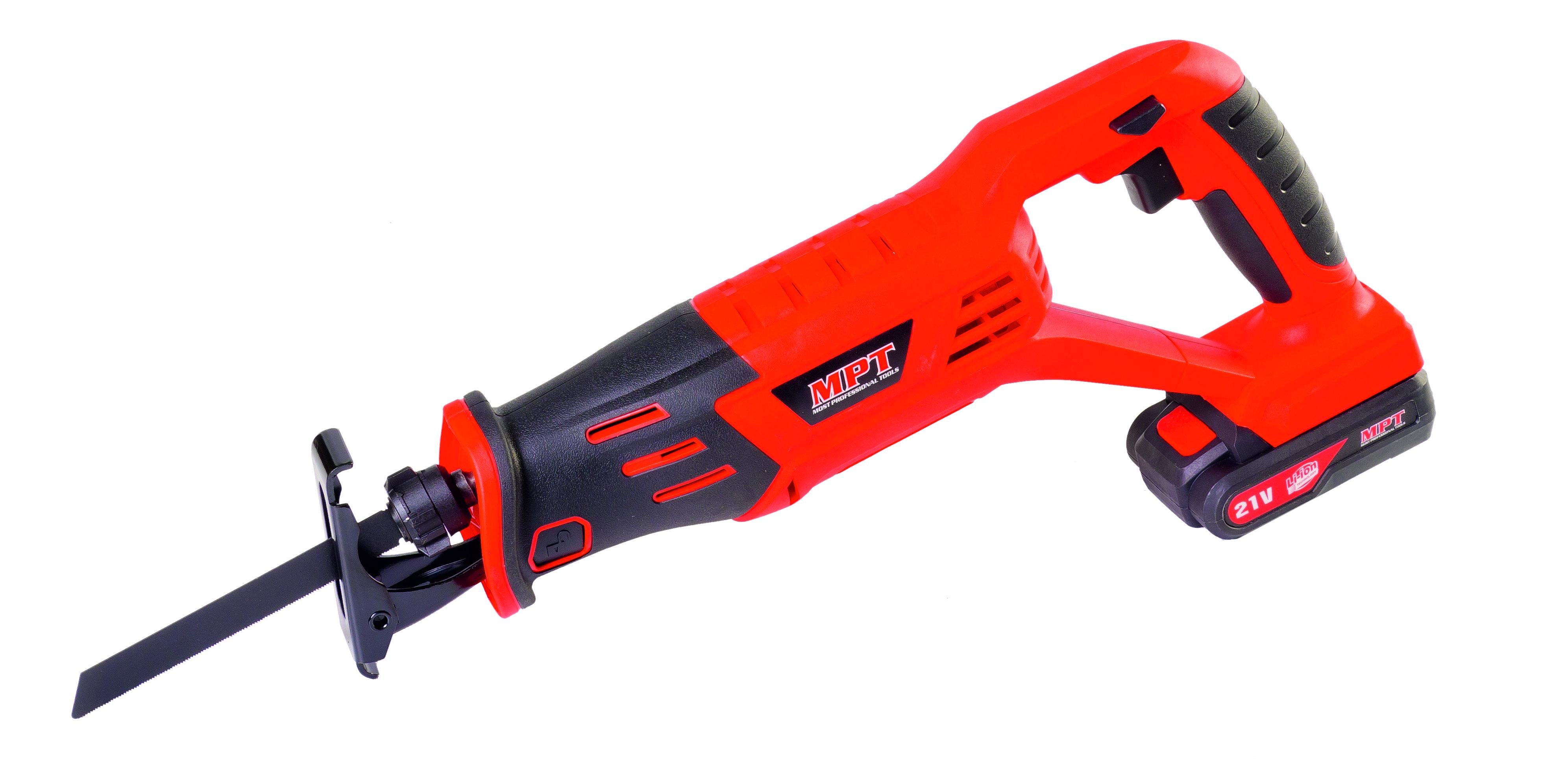 Пила шабельна акумуляторна MPT GM 21 V Li-ion 1.5 Ач 0-3000 об/хв. (Арт.: MCRS2105.A1)