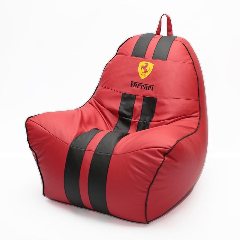 Кресло-мешок SanchoBAG Ferrari Оксфорд 85x90x85 см Красный/Черный (kmf-ocx-03)