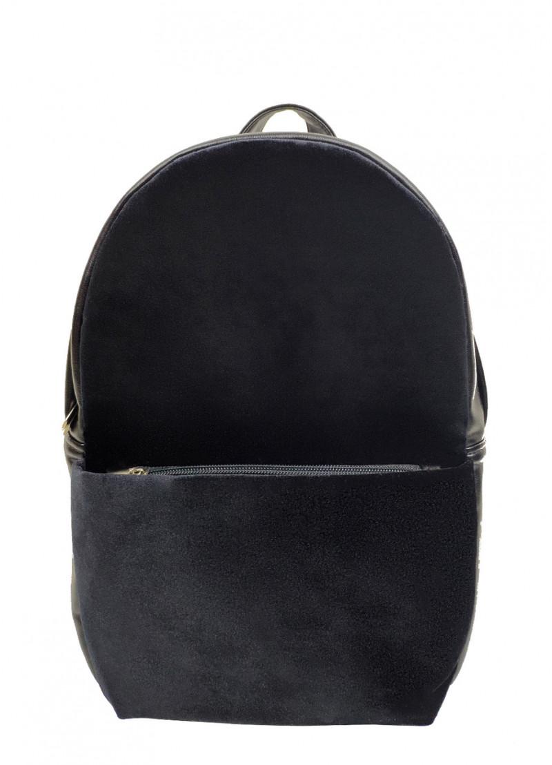 Рюкзак жіночий Sambag Brix RQH Чорний з оксамитом (11521604)