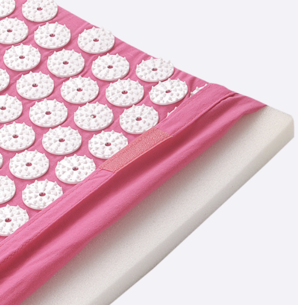 Массажный коврик с подушкой аппликатор Кузнецова для спины и шеи Розовый (Е500090) - фото 6