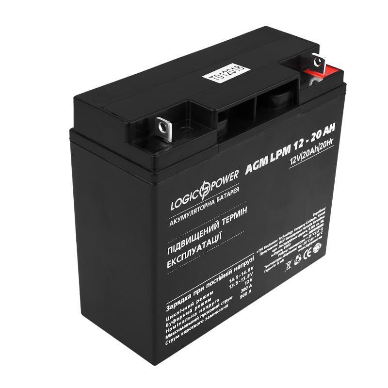 Аккумуляторная батарея свинцово-кислотная LogicPower AGM LPM 12-20 Ah (29879688) Аккумуляторная батарея свинцово-кислотная LogicPower AGM LPM 12-20 Ah (29879688)