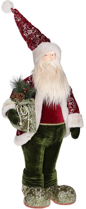 Фигура декоративная Новогодний Гость Санта 46х36х88 см (BD-815-175)