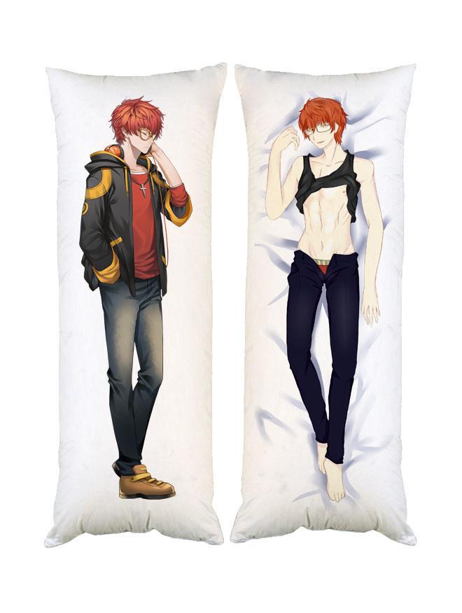 Подушка дакімакура Сеон Чхве 707 Mystic Messenger декоративна ростова для обіймання 60x180 см (1834024845) - фото 1