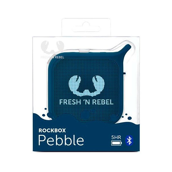 Портативна колонка Fresh ‘N Rebel Rockbox Pebble Small Bluetooth Speaker Indigo (1RB0500IN) - фото 6