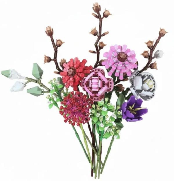 Конструктор Flower meadow Bouquet Букет цветов 1232 деталей (2104619189)