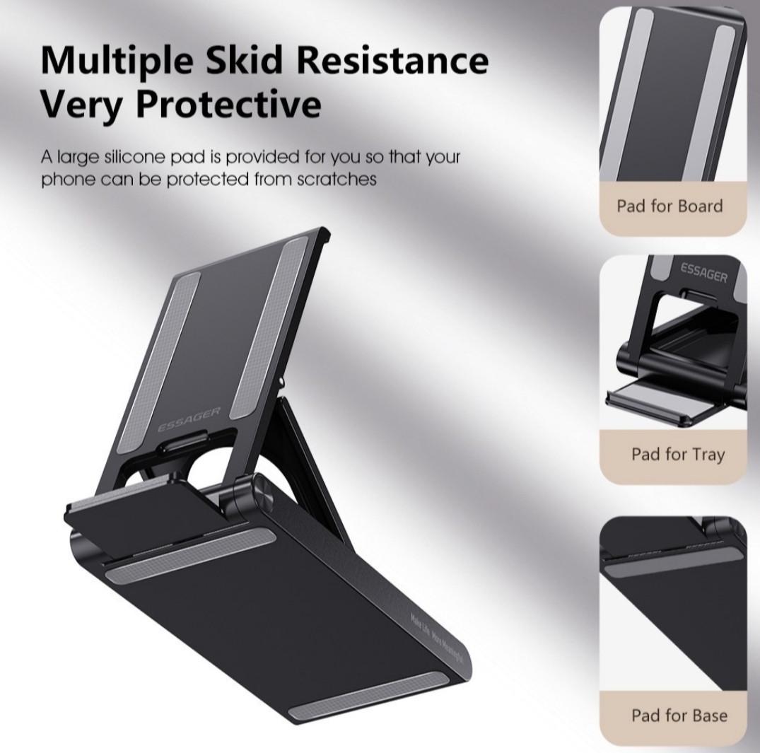 Держатель подставка для телефона Essager Черный - фото 5 Держатель подставка для телефона Essager Черный - фото 5