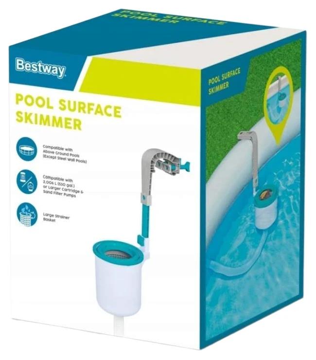 Скімер Bestway для збору сміття з поверхні води басейну від 2006 л/год - фото 2