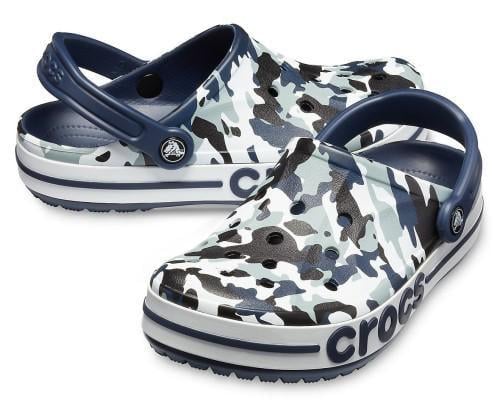 Крокс Crocs Bayaband Printed Clog Slate р. 42-43 Чорний (25173)