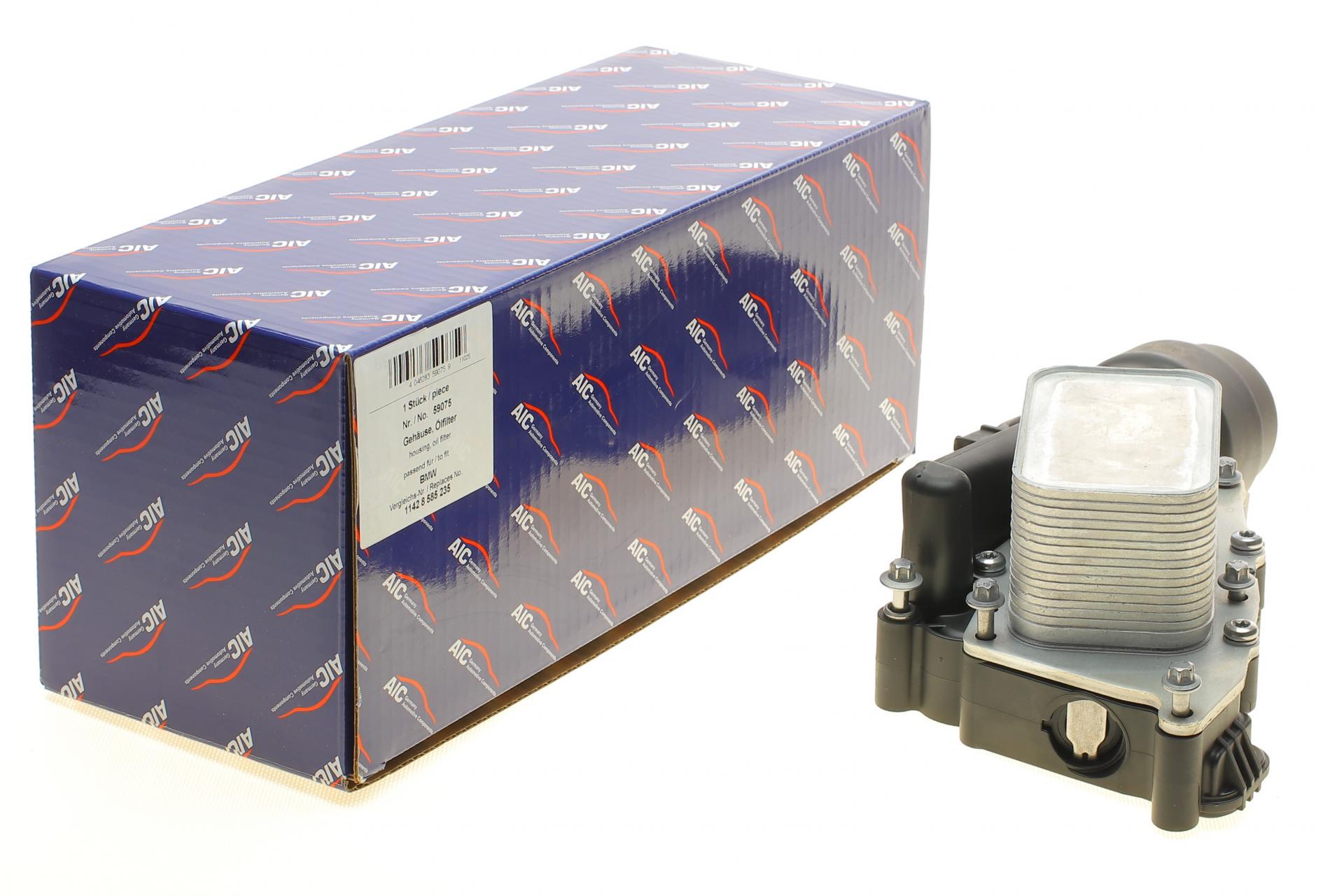 Корпус фильтра масляного Aic BMW 2 F46/F45/X1 F48/X2 F39 15- B37/B48/B38 с радиатором (59075)