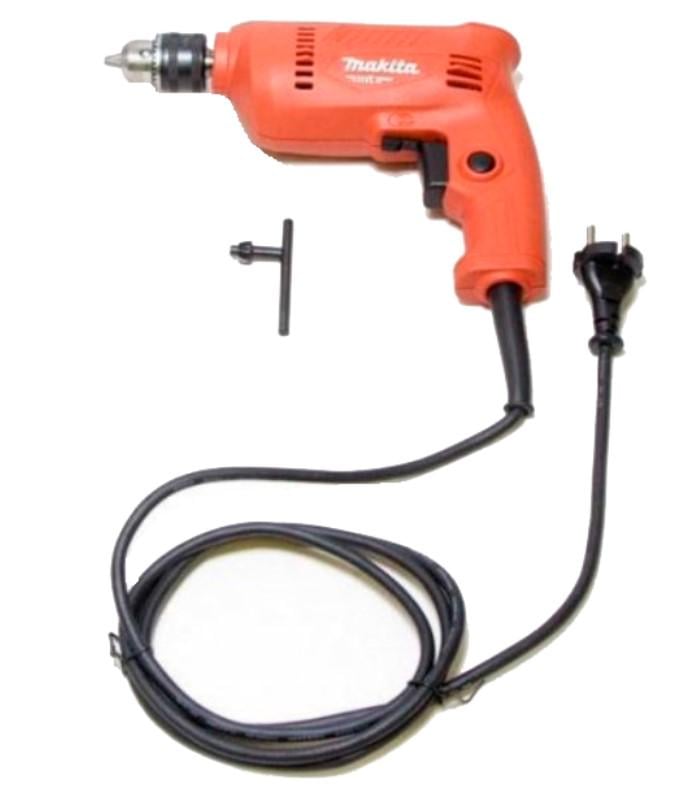 Электродрель безударная Makita M0600 (350Вт, 10мм) с электронной системой регулировки оборотов (4336)