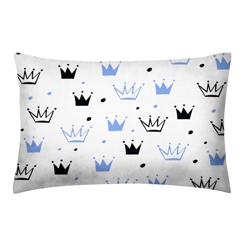 Наволочка евро CROWNS BLUE 1 шт. 50х70 см Наволочка евро CROWNS BLUE 1 шт. 50х70 см