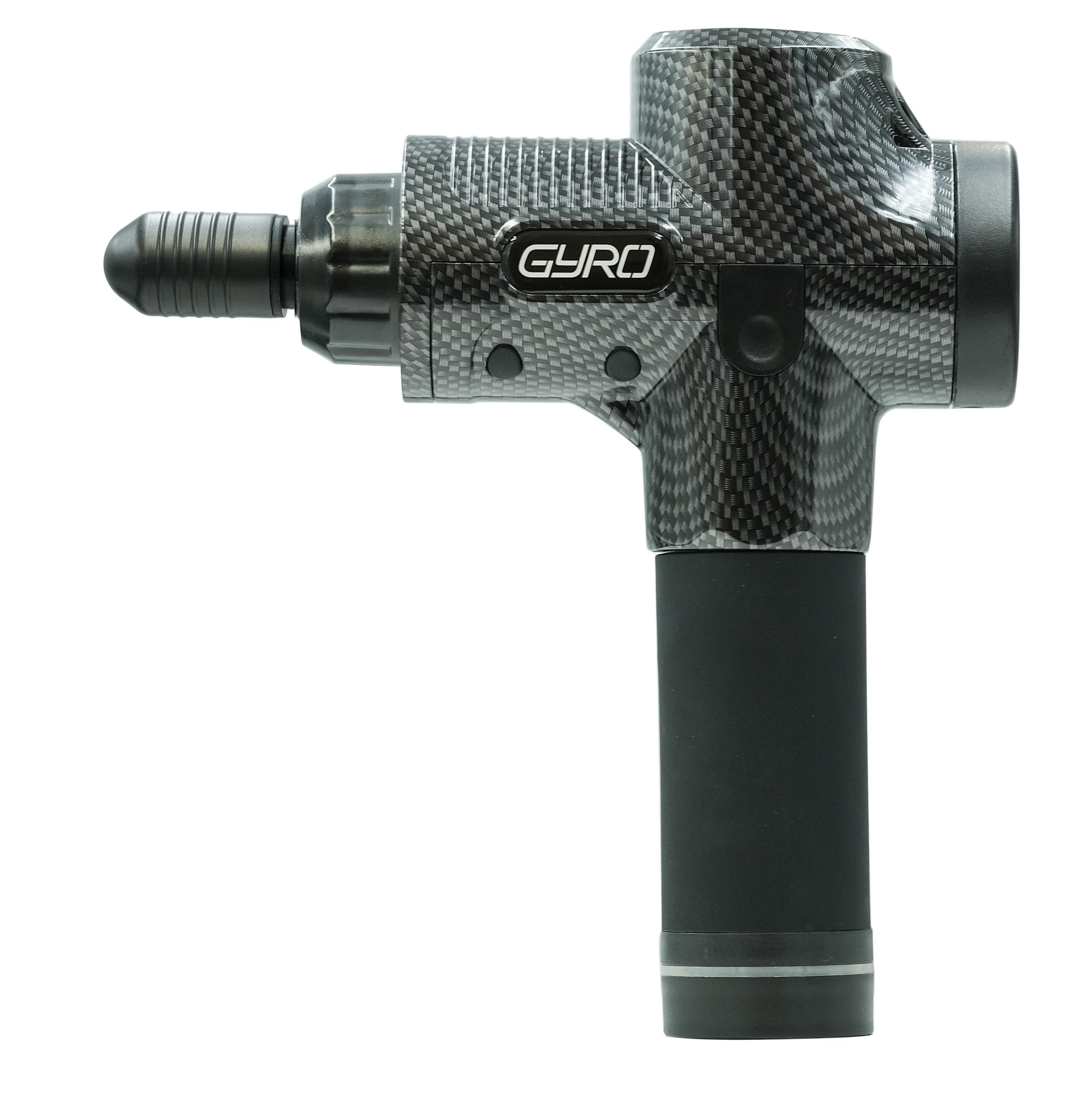 Перкуссионный массажер для тела и мышц Gyro Muscle Gun Massager Carbon (4656367) - фото 3 Перкуссионный массажер для тела и мышц Gyro Muscle Gun Massager Carbon (4656367) - фото 3