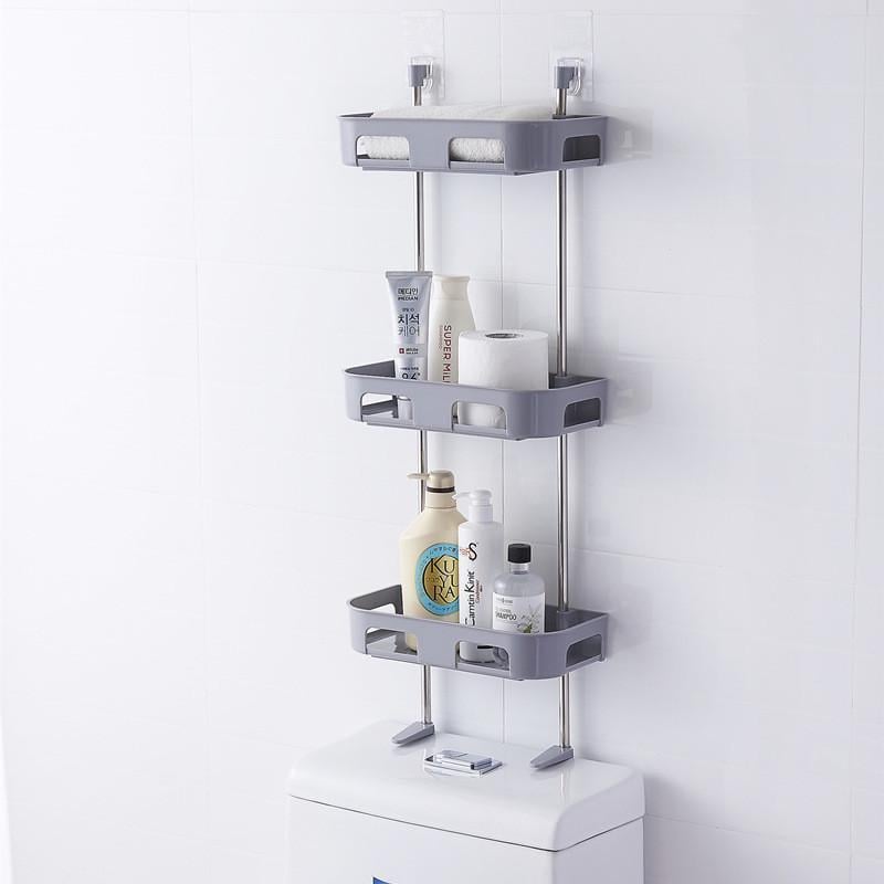 Полиця-стелаж RO-1 багатофункціональна для ванної кімнати 3-х ярусна - фото 4