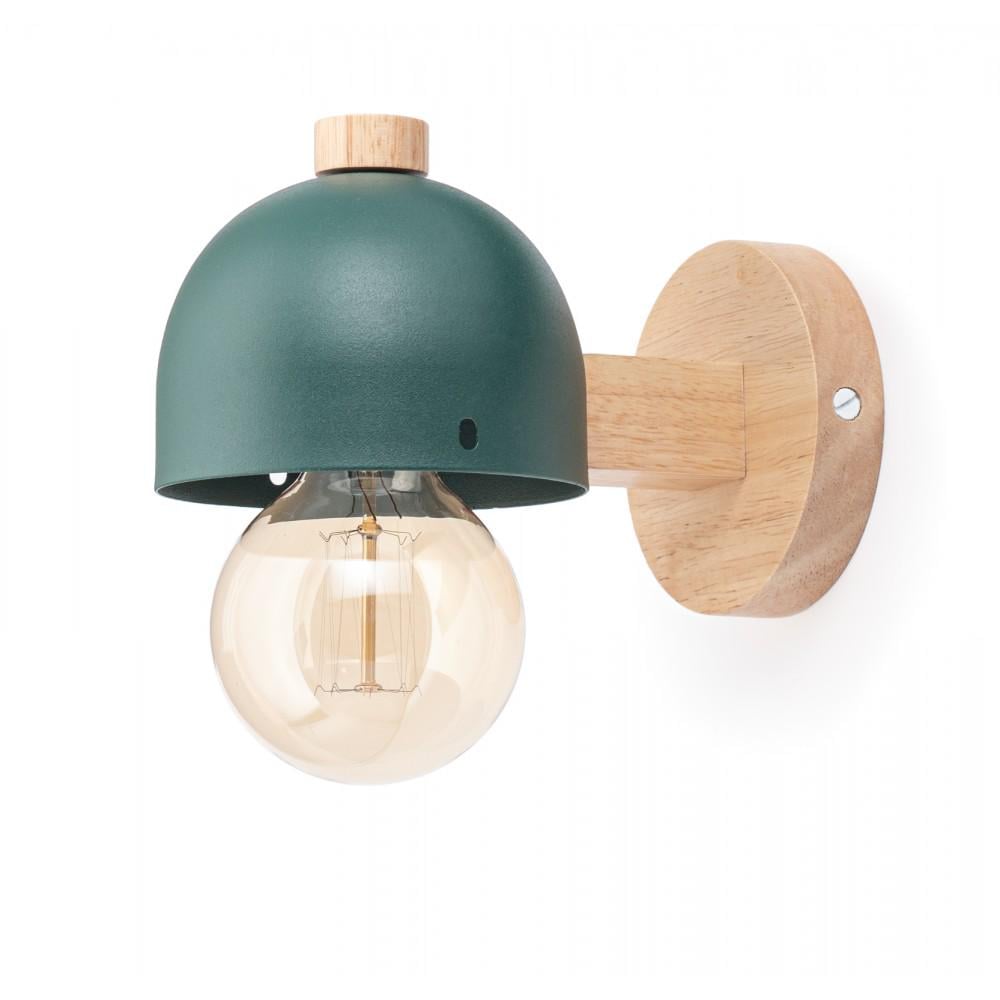 Бра White Mushroom Wood Green (WL-000110/Green)