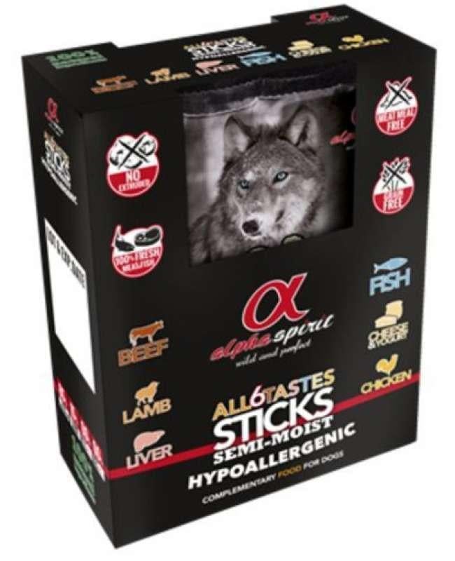 Лакомство для собак Alpha Spirit Sticks ALL 6 Tastes in One