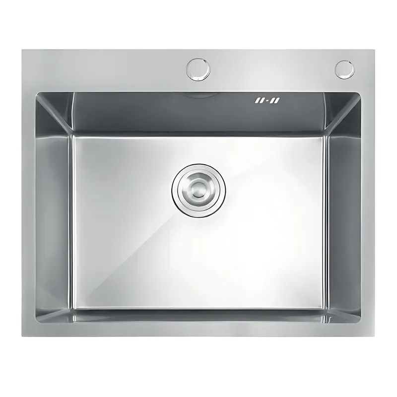 Мойка для кухни MIXXUS MH5843 Decor Nano-Silver из нержавеющей стали 3/0,8 мм (MI7041)